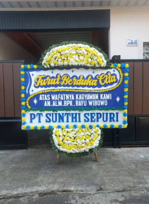 Papan Bunga Duka di Kembangan